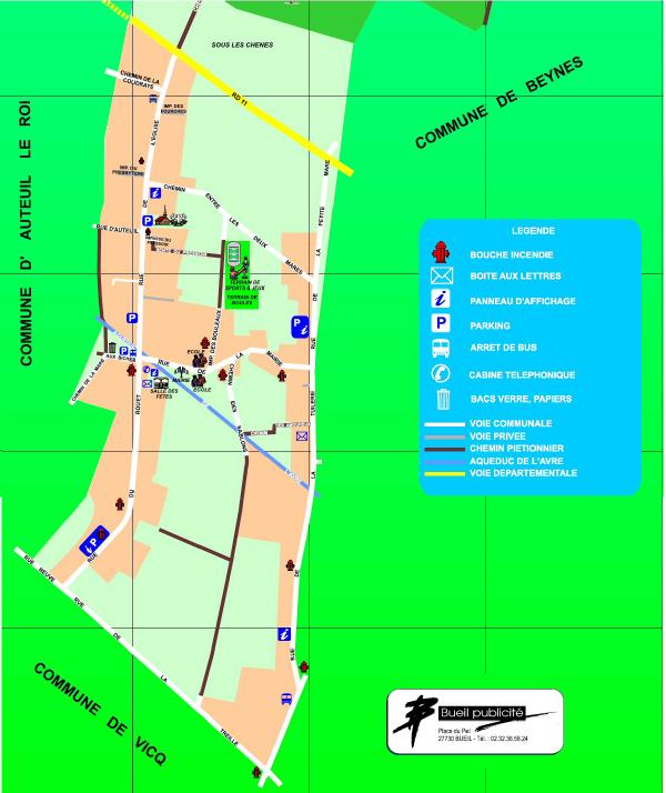 Plan du village